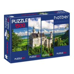 Игра ПАЗЛЫ ЗАМОК В ГОРАХ 4 в 1, 250х2шт, 500х2 элементов (4715737)