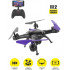 Игрушка КВАДРОКОПТЕР Hiper HQC-0003 Falcon X FPV 0.3Mpix VGA WiFi ПДУ черный/фиолетовый