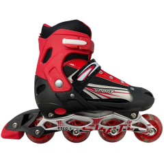 Коньки роликовые VIRTEY DJS-905 р. 39-42 красный
