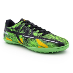 Бутсы ф/б VIRTEY TURF 23876, иск.кожа, цв. зеленый/черный, р.42