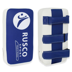 Макивара тренировочная Rusco Sport к/з, 40х20см., белый/синий