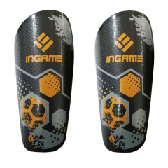 Щитки футбольные INGAME FREESTYLE IF-401 оранжевые (XS)