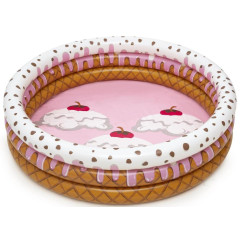 Бассейн BEST WAY 51144 надувной Sundae Funday, 160х160х38 см