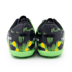 Бутсы ф/б VIRTEY TURF 23876, иск.кожа, цв. зеленый/черный, р.41