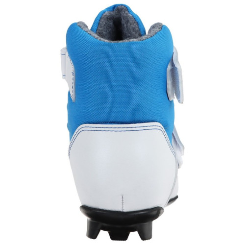 Ботинки лыжные NNN WINTER STAR COMFORT KIDS иск. кожа, цв. белый/синий, лого синий, р.28