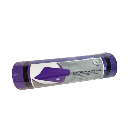Коврик для йоги Lite Weights 5420LW (180х61х1см) фиолетовый
