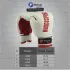 Перчатки боксерские RUSCOsport детские, кож.зам., 6 OZ, белый/красный