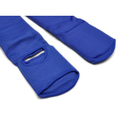 Защита голени и стопы SPRINTER 748-3-M синяя, хлопок/эластичная р-р М