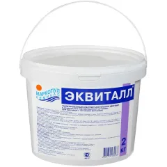 Средство для бассейнов МАРКОПУЛ КЕМИКЛС Эквиталл 2кг, коагулянт (осветлитель) удар. действия (М544)