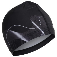 Шапочка для плавания ONLYTOP Waves  взрослая, текстиль, обхват 54-60 см (9365062)