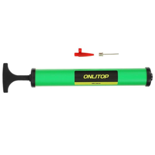 Насос для мячей ONLITOP 28 см, 2 насадки (492527)