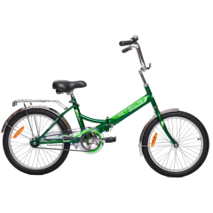 Велосипед STELS 20 Pilot 410 (1 ск., сталь, складн.) зеленый
