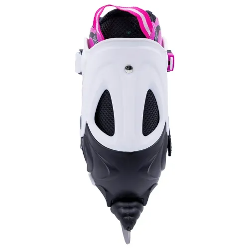 Коньки раздвижные VIRTEY JOY р. 39-42. Цвет: розовый