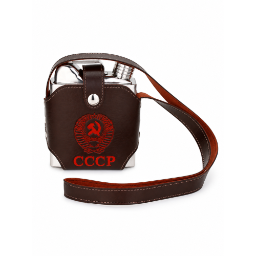 Фляга "СССР" 0,54л, в чехле (2390581)