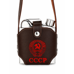 Фляга "СССР" 0,54л, в чехле (2390581)