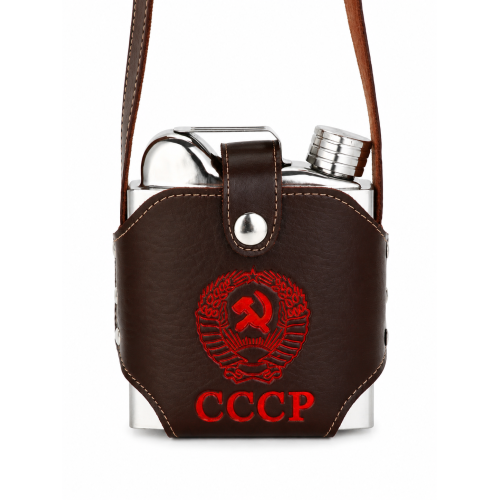 Фляга "СССР" 0,54л, в чехле (2390581)