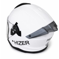 Шлем мото открытый HIZER J232 #1 (M) white (2 визора) 23575