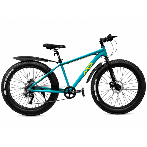 Велосипед MINGDI 26" MD-4.1 FAT (8ск, алюминий) морская волна