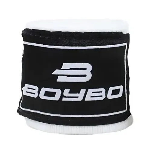 Бинт эластичный BOYBO, материал: хлопок- эластан Длина: 2,5м. (Белый)