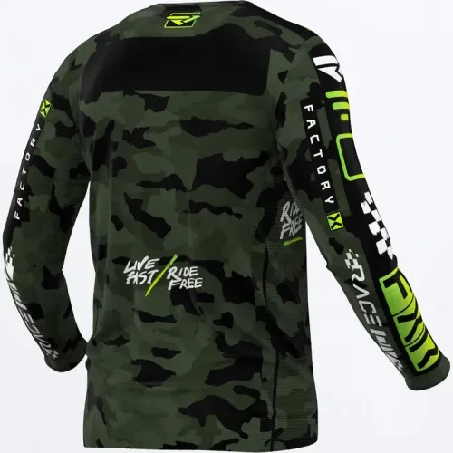 Джерси/футболка для мотокросса FXR #2 (XL) black/yellow 23615