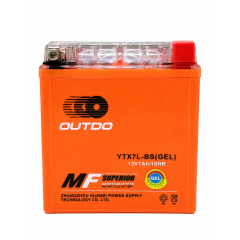 Аккумулятор 12V  7А OUTDO (113х70х132) гелевый