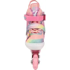 Коньки роликовые COSMORIDE CLEO 31-34 белый/розовый