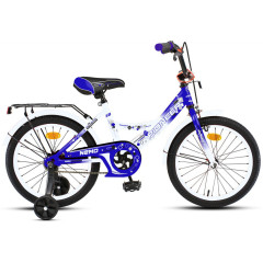 Велосипед PIONEER 18" NEMO, рама сталь 11,5" бел/син