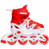 Коньки роликовые (набор) Saimaa Sparky DJS-603 р.35-38. Цвет: красный