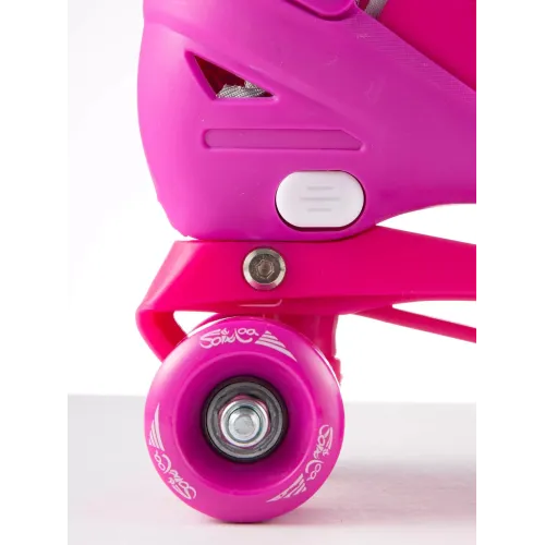 Коньки роликовые (набор) Saimaa Rose DJS-705 р.35-38. Цвет: розовый