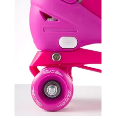 Коньки роликовые (набор) Saimaa Rose DJS-705 р.31-34. Цвет: розовый