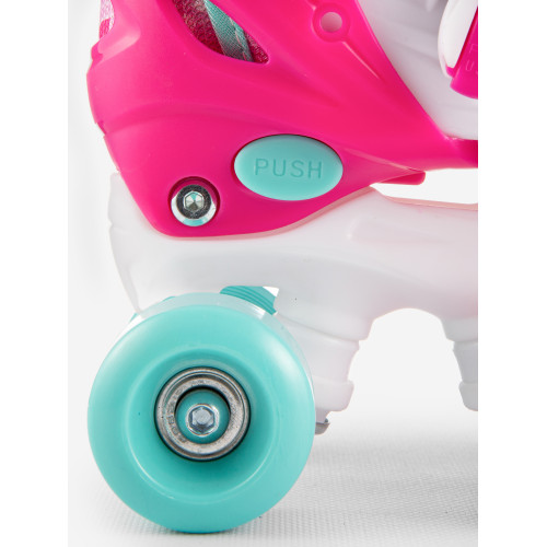 Коньки роликовые Saimaa Happy Walker 3в1 р.31-34 розовый