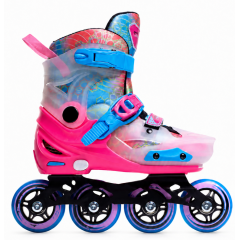 Коньки роликовые Saimaa Happy racer  р.38-41 св-розовый