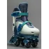 Коньки роликовые Saimaa Zoomi трансформеры р.31-34 синий