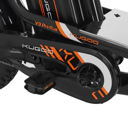 Электровелосипед KUGOO V3 Pro Plus 22.5Ah (черный)