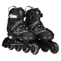 Коньки роликовые COSMORIDE MODE 31-34 черный/белый