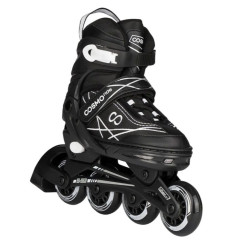 Коньки роликовые COSMORIDE MODE 39-42 черный/белый