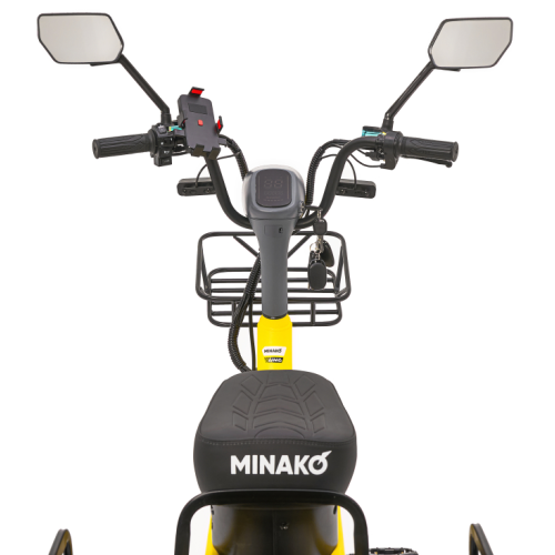 Электровелосипед Minako Uno 30ah Желтый 