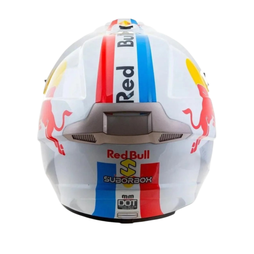 Шлем мото кроссовый SUBORBOX 126-3 (S) белый, REDBULL