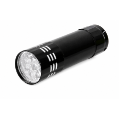 Фонарь FOCUSRAY 1002 9 LED/3АAA черный/алюминий, влагонепроницаем (600647)
