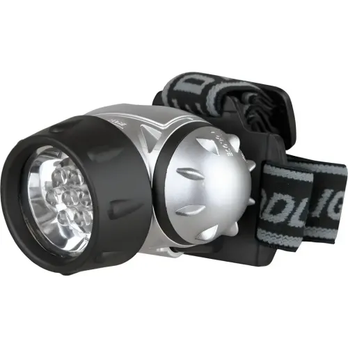 Фонарь налобный ULTRAFLASH LED 5351 (LED* 7) серебристый 3 режима (296934)