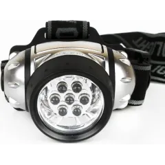 Фонарь налобный ULTRAFLASH LED 5351 (LED* 7) серебристый 3 режима (296934)