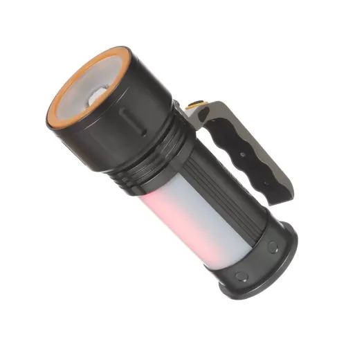 Фонарь-прожектор ОБЛИК 8222 (Led T6*1/10w) 600Lm акк. 2хLi-oin 3,7V, з/у, 3 режима (618504)
