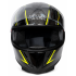 Шлем мото интеграл HIZER J5311 (S) black/lemon (13510)