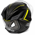 Шлем мото интеграл HIZER J5311 (S) black/lemon (13510)