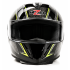 Шлем мото интеграл HIZER J5311 (M) black/lemon (13511)