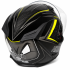 Шлем мото интеграл HIZER J5311 (M) black/lemon (13511)