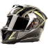 Шлем мото интеграл HIZER J5311 (M) black/lemon (13511)