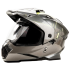 Шлем мото мотард HIZER J6802 (M) gray/lemon (2 визора) (13538)