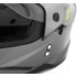 Шлем мото мотард HIZER J6802 (L) gray/lemon (2 визора) (13539)