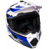 Шлем мото кроссовый HIZER J6801 #6 (XL) white/blue (17228)